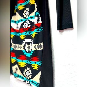 Long sleeve Printed Dress.